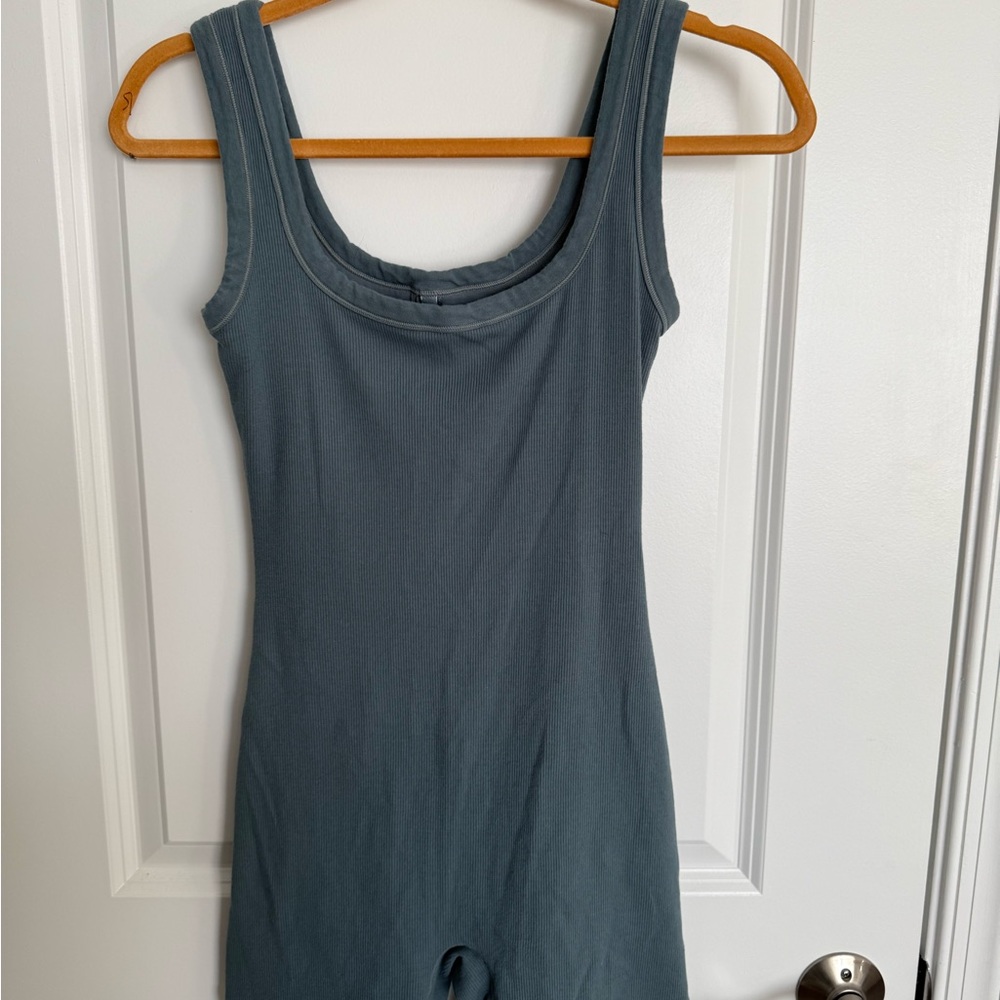 SKIMS Blue Sleeveless Bodysuit